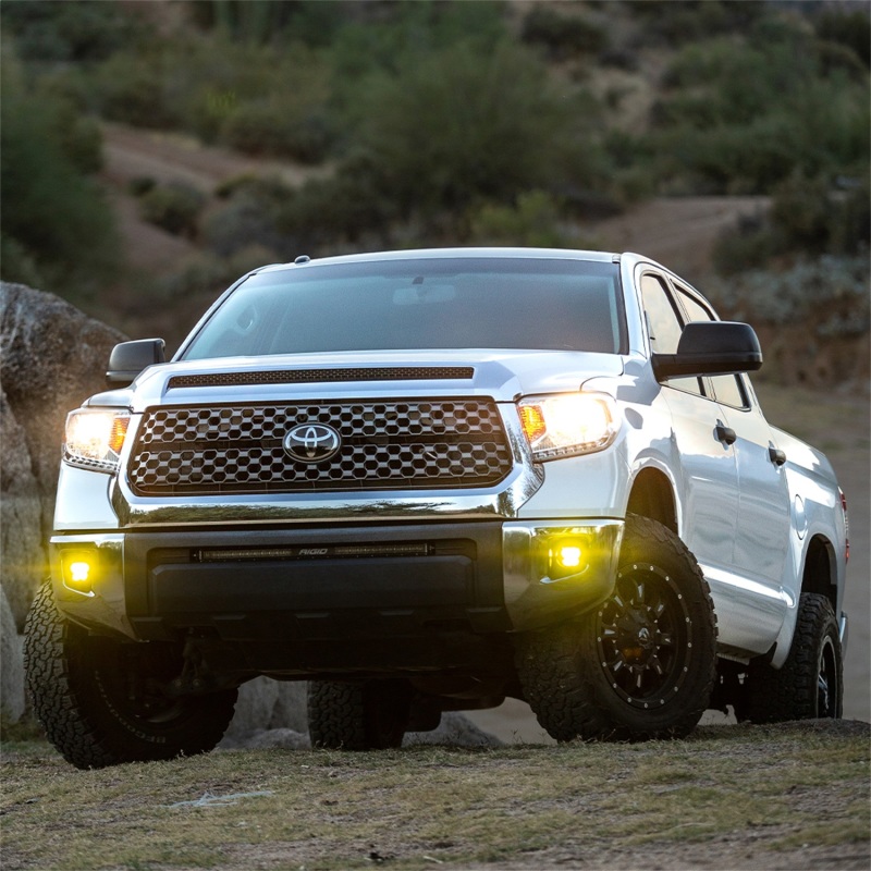 Toyota Tundra Fog Light Kit - Rigid Industries - 360-Series PRO SAE - Yellow - `14-`27